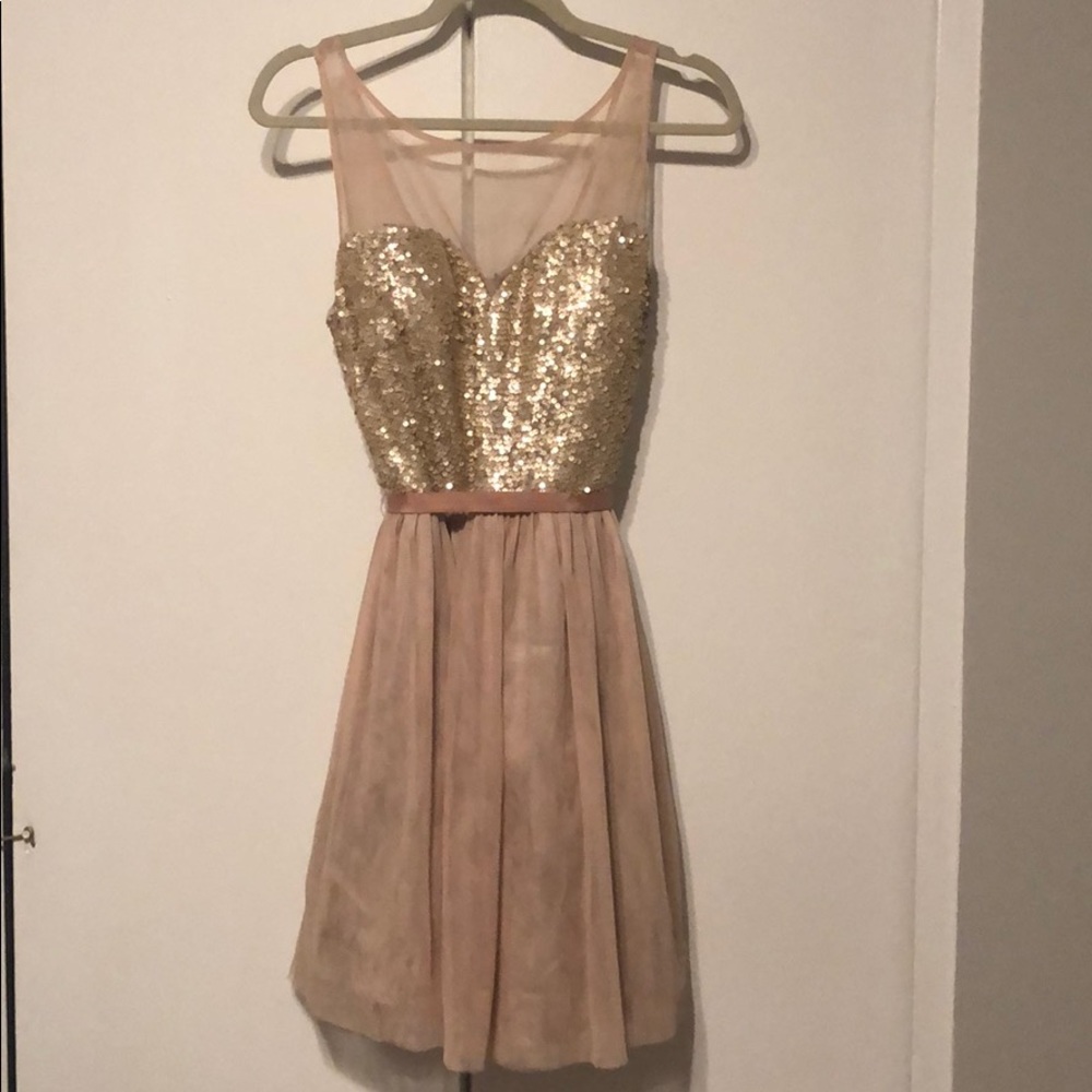 Rose Gold Party Dress!